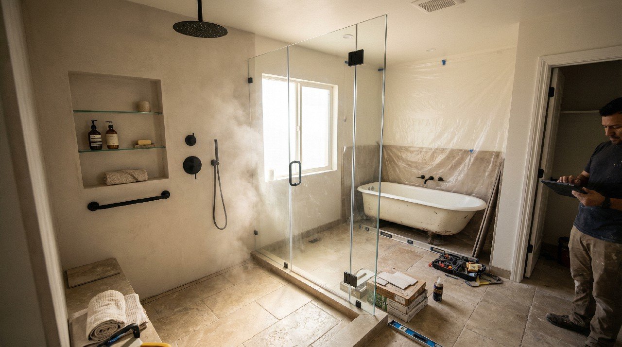 Why Acrylic Bath Walls Rule The Woodlands Bathrooms image 2